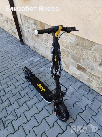 Електрически скутер-тротинетка JEEP JUC AS IPX5 ДО 25 КМ/Ч, ПРОБЕГ ДО 50 КМ