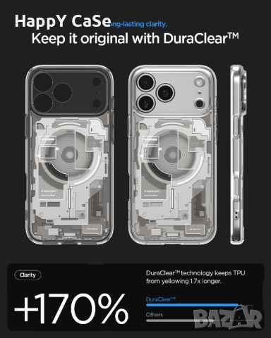 Apple iPhone 17 / Pro / Max / Air / SPIGEN Ultra Hybrid Zero One MagSafe Кейс гръб калъф , снимка 5 - Калъфи, кейсове - 51812171
