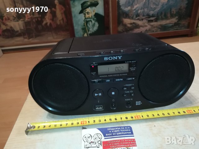 sony zs-ps55B DAB usb/mp3/aux/cd/tuner-внос швеицари LNVR2912231613, снимка 2 - Ресийвъри, усилватели, смесителни пултове - 43584413