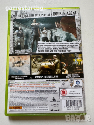 Tom Clancy’s Splinter Cell: Double Agent за Xbox 360/Xbox one, снимка 2 - Игри за Xbox - 51867115