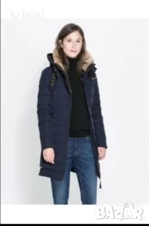 ZARA--ТОПЛО ПУХЕНКА С ГЪШИ ПУХ--М номер