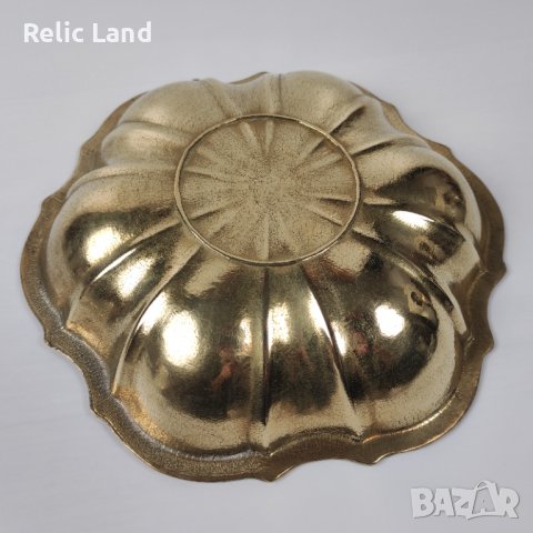 Фруктиера месинг, снимка 6 - Антикварни и старинни предмети - 43536726