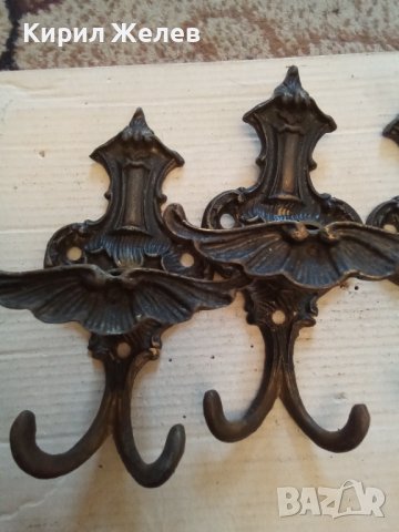 Закачалки стари бронзови 34205, снимка 2 - Колекции - 38815426