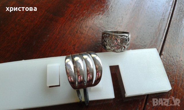 Дам.сребърни пръстени, снимка 5 - Пръстени - 39119504