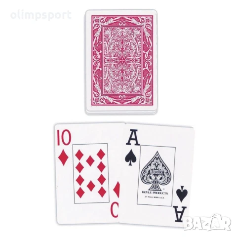 Карти за игра Maverick Poker Jumbo Index  Покер размер, голям индекс.  Син или червен гръб.  , снимка 2 - Карти за игра - 51225951