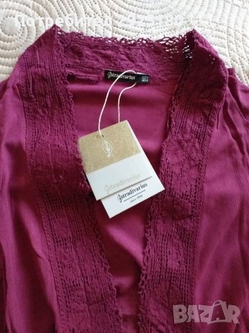 Луксозен халат  Stradivarius, снимка 3 - Бельо - 39476944