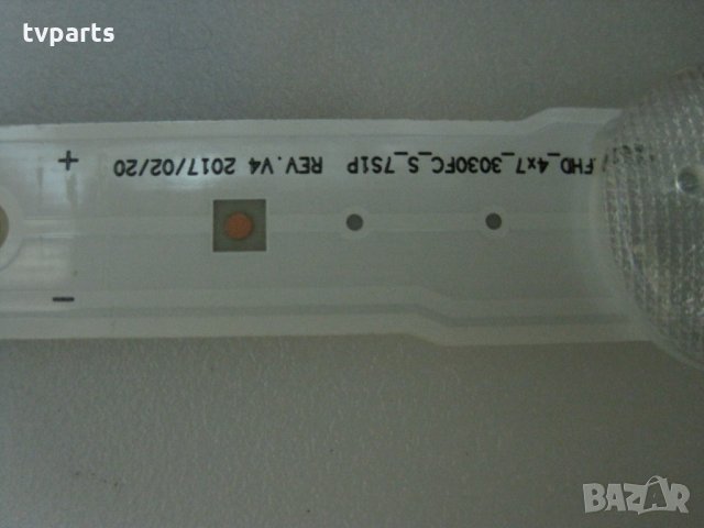 Led ленти за подсветка Samsung T32E310EX SEC_32_FHD_4x7_3030FC_S_7S1P Rev.V4  100% работещи, снимка 2 - Части и Платки - 28230684