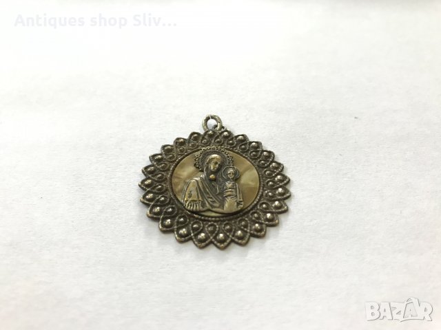 Уникален стар религиозен медальон. №0237, снимка 3 - Антикварни и старинни предмети - 33243853