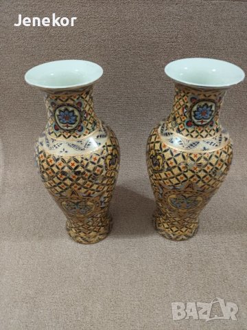 Ръчно рисовани китайские вази., снимка 1 - Антикварни и старинни предмети - 40718452