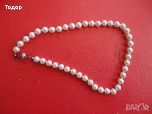 Колие гердан от перли 33, снимка 3 - Колиета, медальони, синджири - 49614086