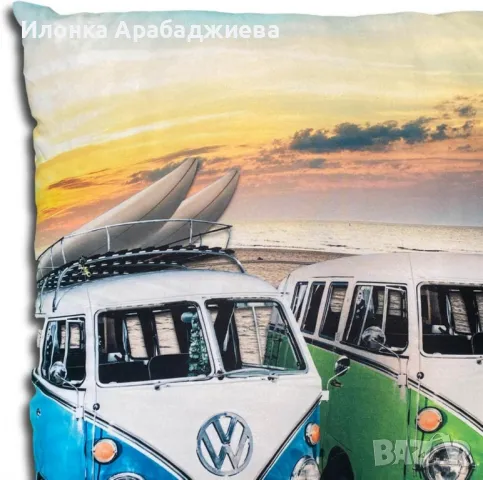 Декоративна възглавница Volkswagen, снимка 5 - Декорация за дома - 48949604