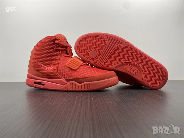 Изключително Редки Nike Air Yeezy 2 Red Kanye West баскетболни маратонки мъжки, снимка 12 - Маратонки - 51048378