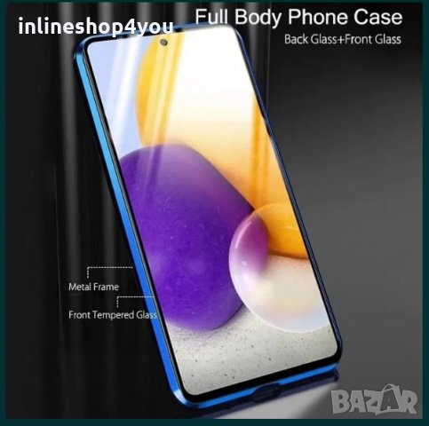 Двоен Магнитен Кейс за Samsung Galaxy A32 5G A52 A72 / 360 Градуса, снимка 2 - Калъфи, кейсове - 33193304