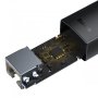 Лан Карта кабелна USB Baseus WKQX000101 Мрежови адаптер USB към RJ-45 1Gbps Черен, снимка 4