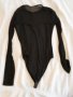 Черно боди, снимка 1 - Блузи с дълъг ръкав и пуловери - 36812178