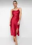 Стилна червена дамска рокля , снимка 1