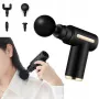 Професионален мускулен Масажор с форма на пистолет, уред за масаж мощен 6 степени, 4 приставки , снимка 4