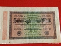 Райх банкнота 20 000 марки 1923г. Германия уникат за КОЛЕКЦИОНЕРИ 53249, снимка 1