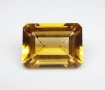 Рядък голям 15.39кт естествен жълт цитрин – VVS чистота, емералд кът, Африка! Нов!, снимка 4