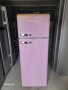 Розов Ретро хладилник с горен фризер Wolkenstein GK212 4RT SP, снимка 1 - Хладилници - 43216389