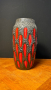 Немска керамична ваза лава стил, снимка 1