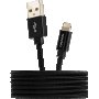 Зареждащ кабел CANYON MFI-3,  USB to lightning, certified by Apple, 1М, Черен SS30248, снимка 2