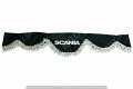 Комплект от 3 части декоративни пердета за Скания Scania , ЧЕРНИ , снимка 4