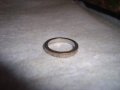 СТАР КРИСТАЛЕН СРЕБРИСТ АРТ ПРЪСТЕН ХАЛКА 27703, снимка 4