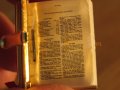 старинна миниатюрна немска библия - много страници, красота и позлата за ценители и колекционери . , снимка 5