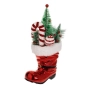 Коледна настолна декорация с LED светлини, Червен ботуш, снимка 2