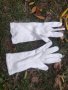 Продавам бели ръкавици пардани, снимка 1