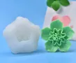 3D Азалия цвете силиконов молд форма фондан шоколад гипс сапун смола свещ декор, снимка 1