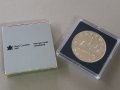 1 сребърен долар 1984 година Канада Елизабет II сребро в ТОП качество, снимка 1 - Нумизматика и бонистика - 35285180