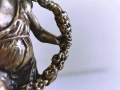 Страхотна Стара Колекционерска Бронзова Фигура Ангел-Херувим, снимка 4