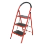 Лека сгъваема стълба – 3 Стъпала, до 150 кг, супер компактно прибиране, снимка 3