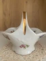 Limoges France.Порцеланова малка ваза - кошница., снимка 1