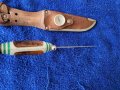 Туристически ловен нож от соца ГДР, снимка 3