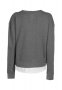 Lee Cooper - Дамска памучна блуза дълъг ръкав Layer Logo, размер S, цвят - Сив., снимка 2
