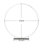 Алуминиева арка кръг 213 см, снимка 2