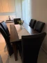 Трапезна маса с 6бр кожени столове, снимка 2