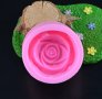 6,5 см голяма и дълбока роза силиконов молд форма фондан гипс сапун свещ, снимка 4