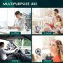 Нов Преносим вентилатор за дом, офис, пътуване къмпинг с USB Акумулаторен, снимка 5