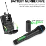 D Debra Audio AU200 Pro UHF 2-канална безжична микрофонна система , снимка 3