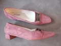 Италиански обувки Perform Donna от естествен велур, цвят пепел от рози – №38, снимка 1