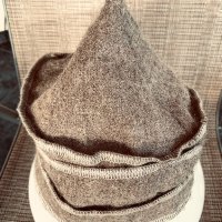 Модерна шапка PUR SKANDINAVIEN 100% алпака, снимка 3 - Шапки - 43549817