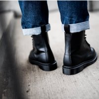 Dr. Martens оригинални мъжки кубинки естествена кожа UK11/46, снимка 2 - Мъжки боти - 44080861