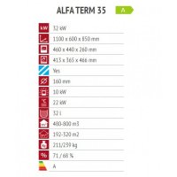 Многофункционална готварска печка на твърдо гориво Alfa Term 35 - 32 kW на Алфа-Плам, снимка 6 - Печки, фурни - 27574275