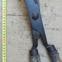 отлична стара стоманизирана ножица за рязане на храсти огромна, снимка 6 - Селскостопанска техника - 37273365