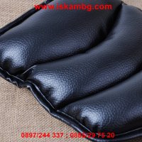Черна кожена възглавничка за подлакътник на автомобил - код 2002, снимка 8 - Аксесоари и консумативи - 26899620