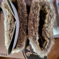 дамски ботуши Crocs Modessa Furry Boot 38 номер Оригинални, снимка 4 - Дамски ботуши - 43353187